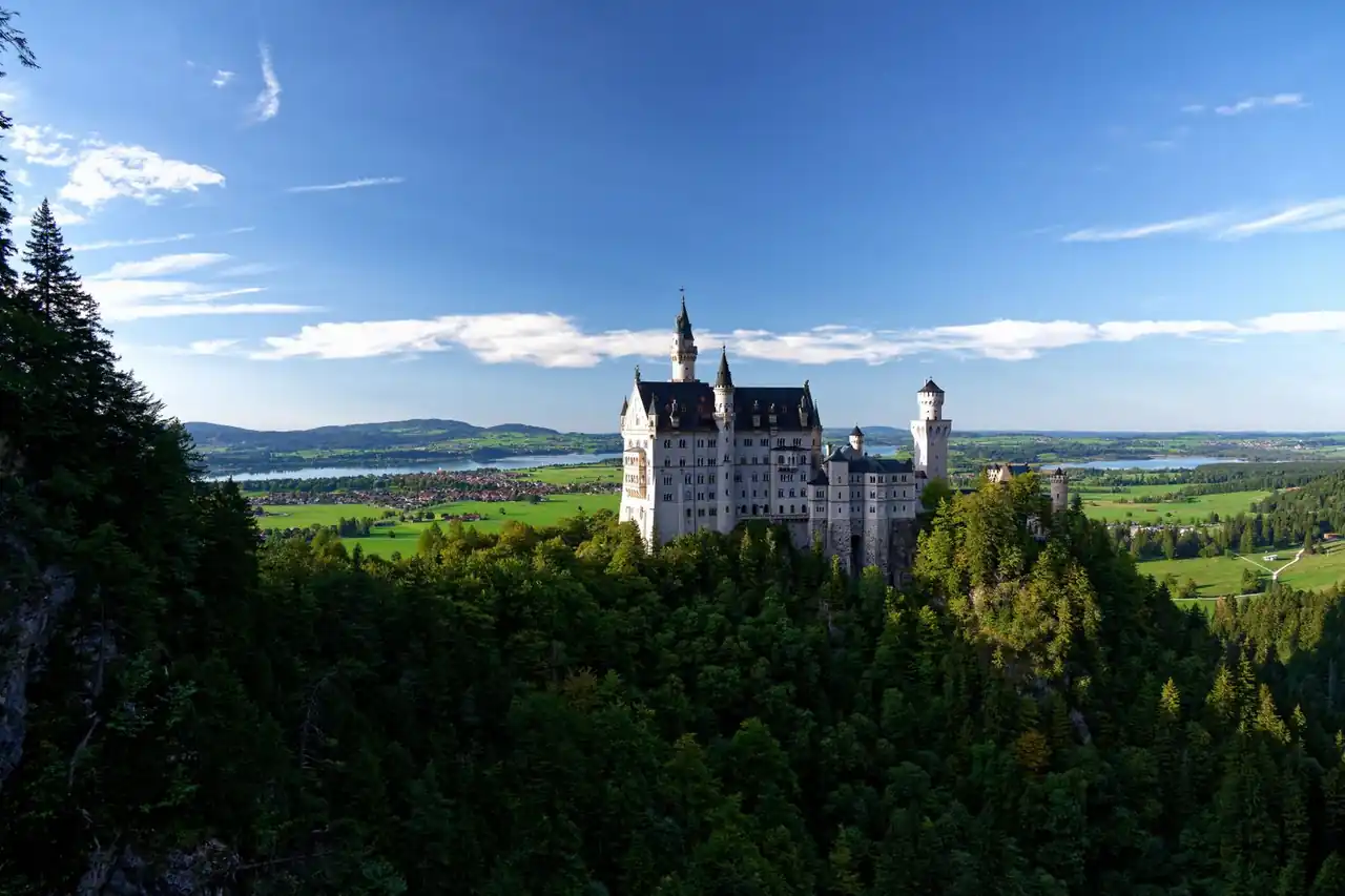 Neuschwanstein Luftaufnahme